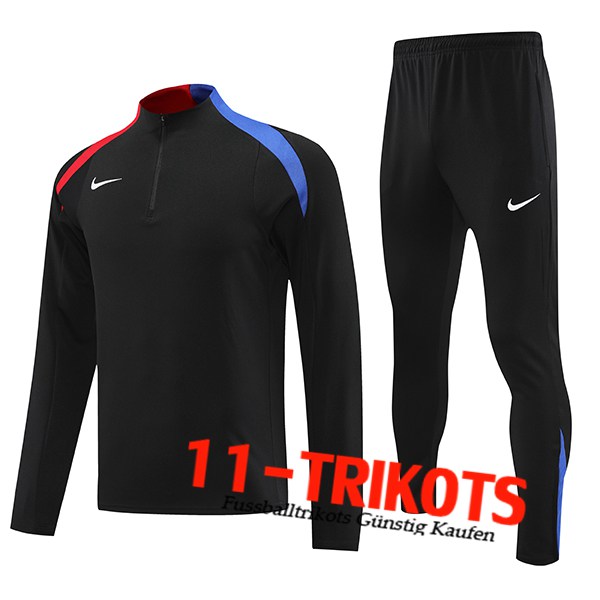 Nike Trainingsanzug Schwarz/Rot/Blau 2025/2026