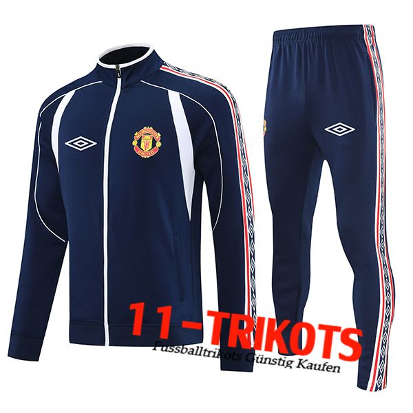 Manchester United Trainingsanzug jacke Dunkelblau 2025/2026