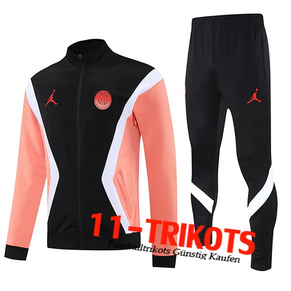 PSG Trainingsanzug jacke Schwarz/Rosa/Weiß 2025/2026