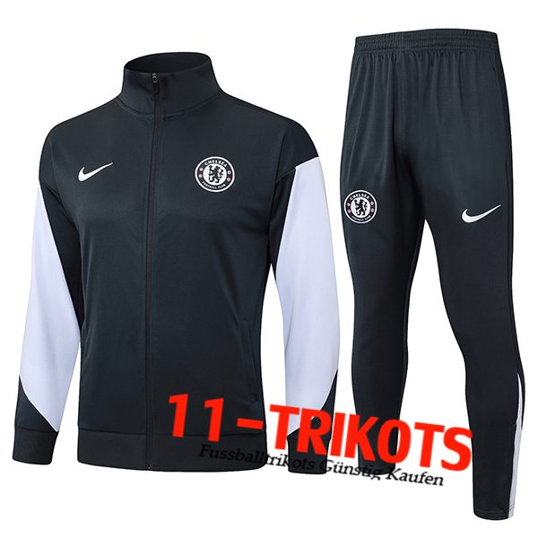 FC Chelsea Trainingsanzug jacke Grigio Scuro 2025/2026