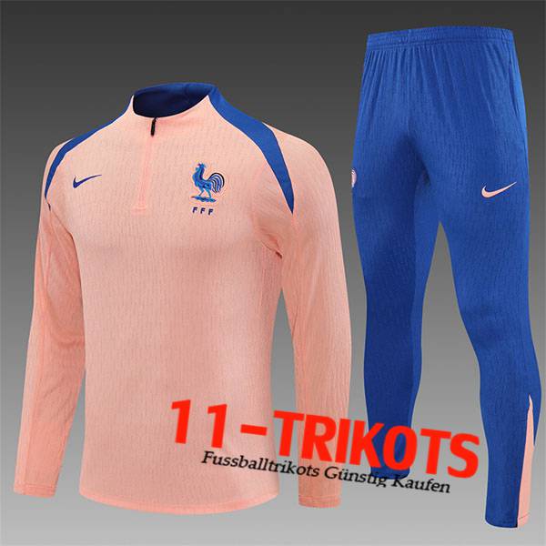 Frankreich Trainingsanzug Kinder Rosa/Blau 2025/2026