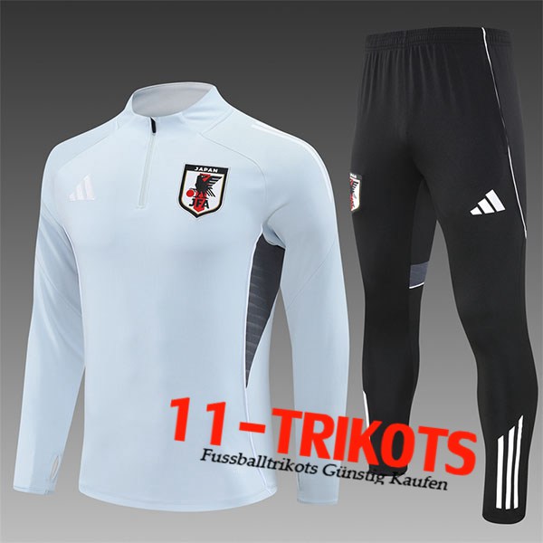 Japan Trainingsanzug Kinder Hellgrau 2025/2026