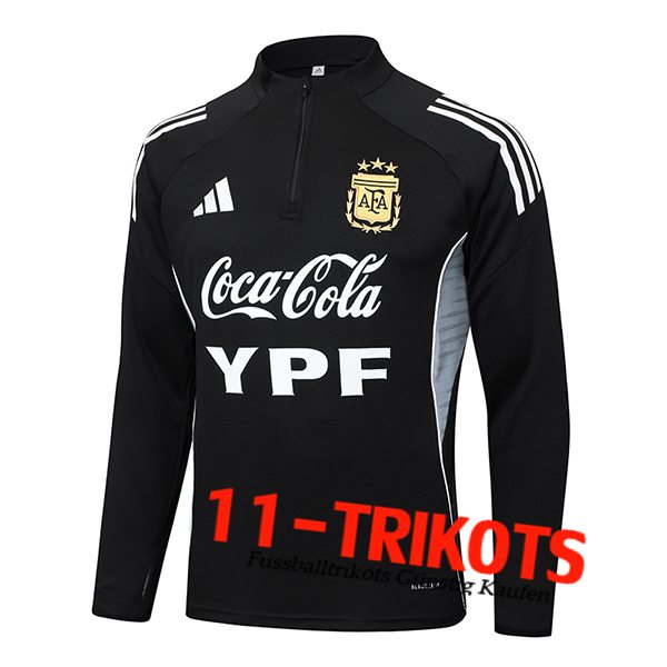 Argentinien Training Sweatshirt Schwarz/Grau 2025/2026