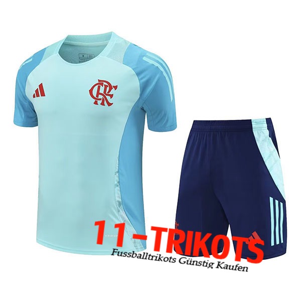 Flamengo Trainingstrikot Kinder Grün/Blau 2025/2026
