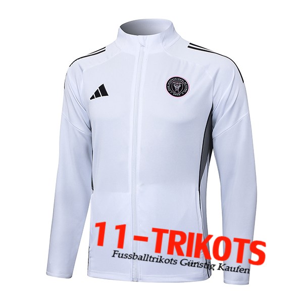 Inter Miami CF Trainingsjacke Weiß/Schwarz 2025/2026