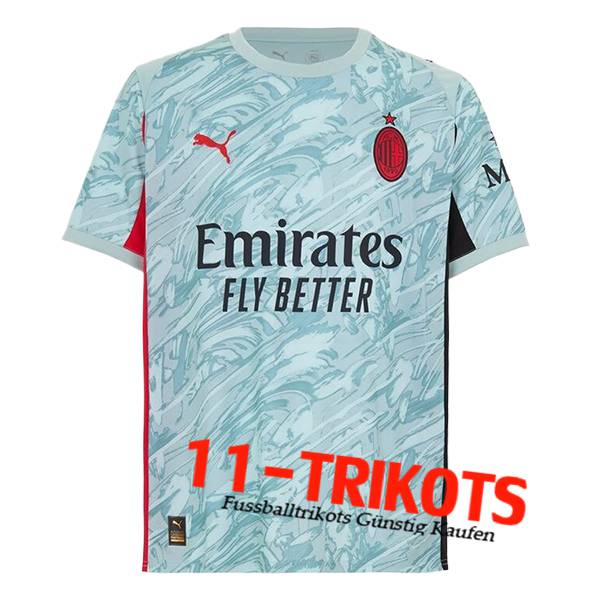 Neues AC Milan Fussball Trikots Torhuter Grün 2025/2026