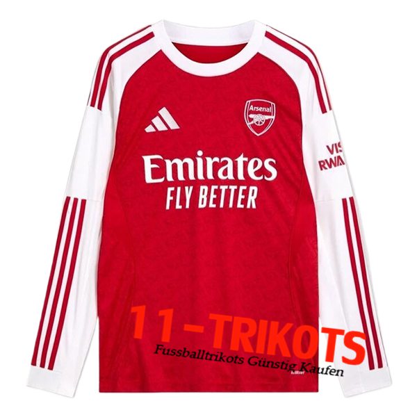 Neues Arsenal Langarms Heimtrikot 2025/2026