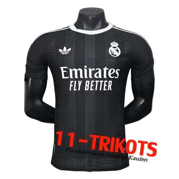 Real Madrid Fussball Trikots Torhuter Schwarz 2025/2026