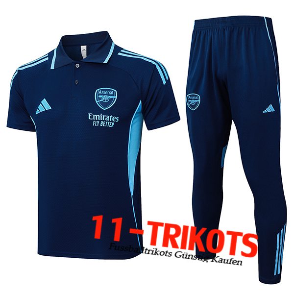 Arsenal Poloshirt Blau 2025/2026
