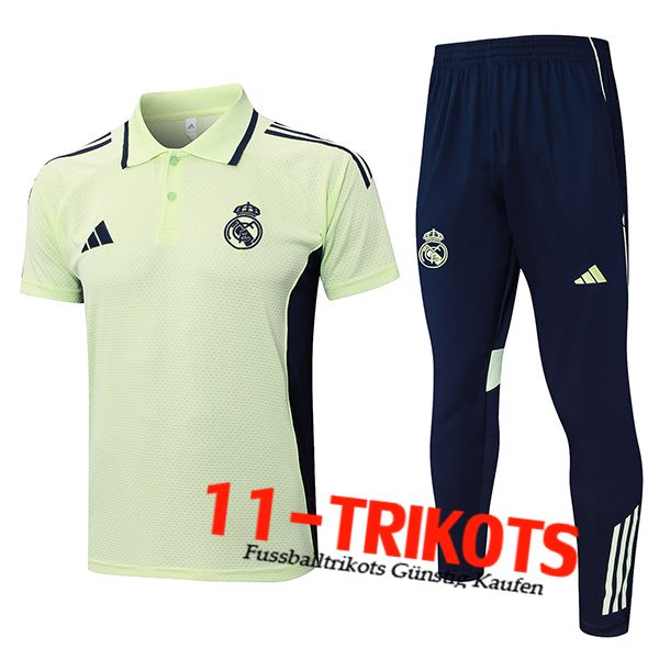 Real Madrid Poloshirt Grün/Schwarz 2025/2026