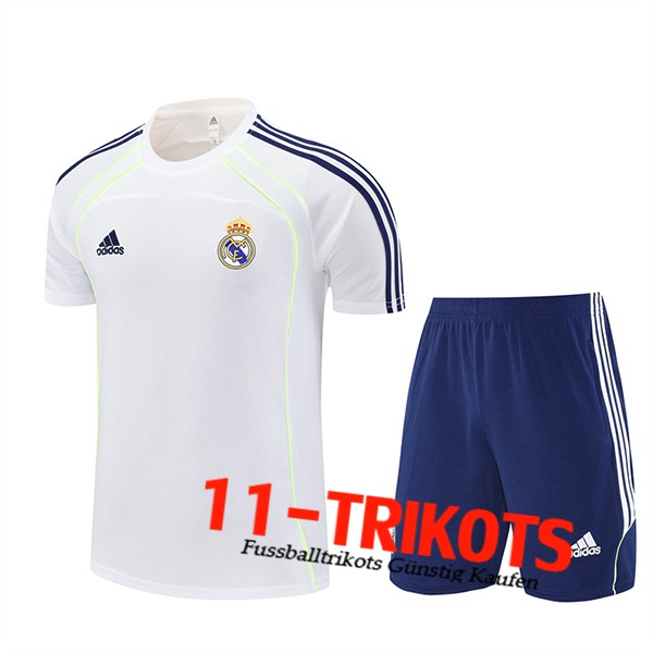 Real Madrid Ensemble Trainingstrikot Weiß/Blau 2025/2026