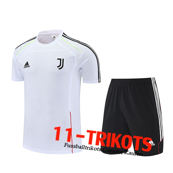 Juventus Ensemble Trainingstrikot Weiß/Schwarz 2025/2026