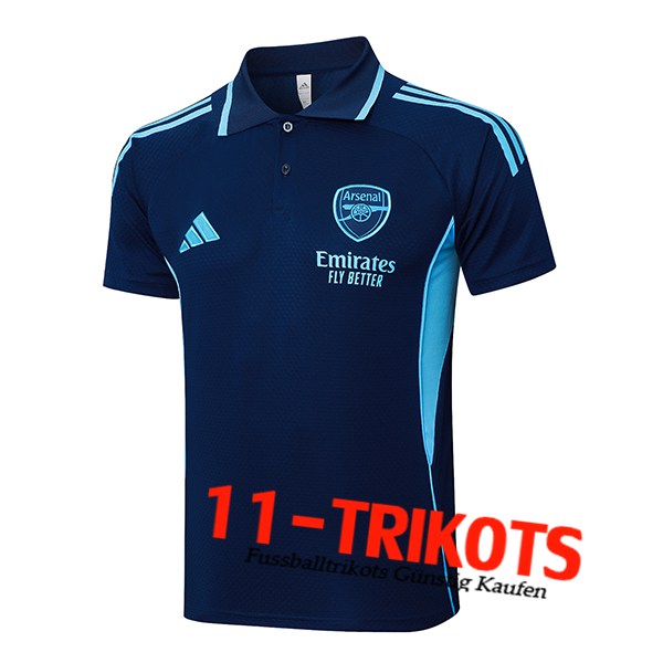 Arsenal Poloshirt Blau 2025/2026 -02