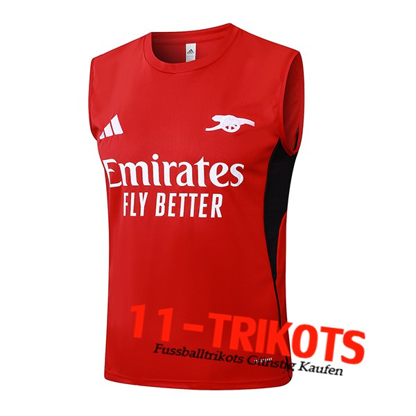 Arsenal Trainings-Tanktops Rot/Weiß/Schwarz 2025/2026