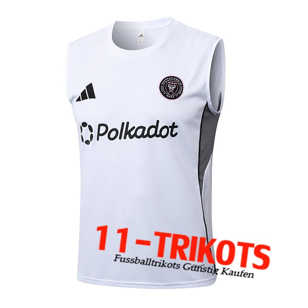 Inter Miami CF Trainings-Tanktops Weiß/Schwarz 2025/2026