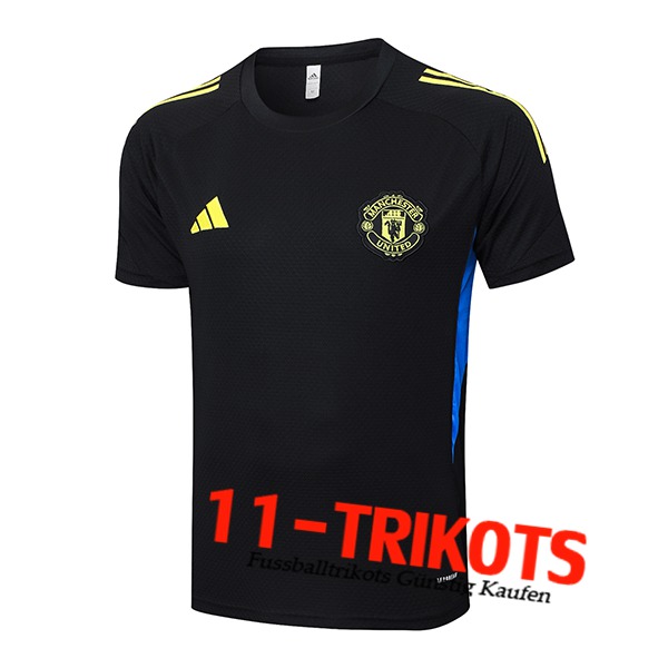 Manchester United Trainingstrikot Schwarz/Gelb/Blau 2025/2026