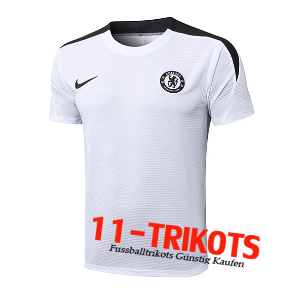 FC Chelsea Trainingstrikot Weiß/Grau 2025/2026 -02