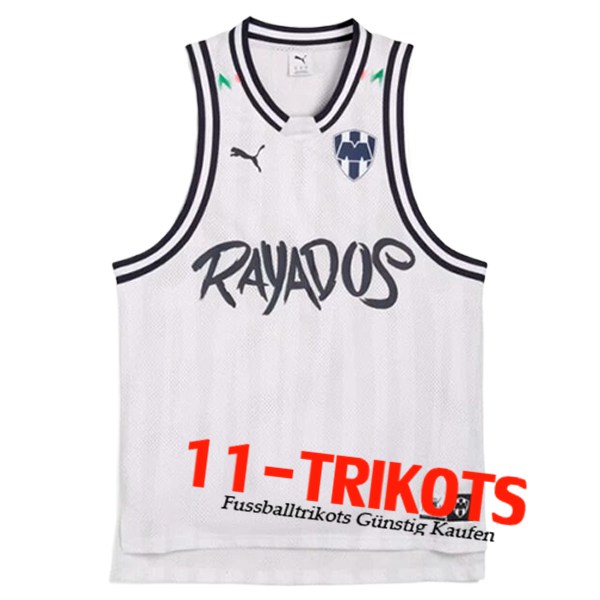 Monterrey Trikot 2025/26 Weiß/Schwarz