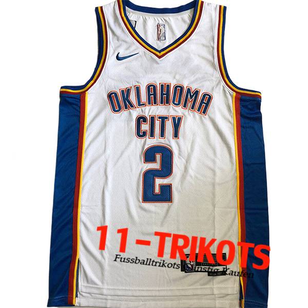 Oklahoma City Thunder Trikot (GIL GEOUS-ALEXANDER #2) 2025/26 Weiß/Blau