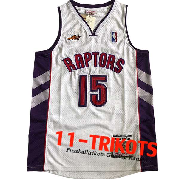 Toronto Raptors Trikot (CARTER #15) 2025/26 Weiß/lila/Rot