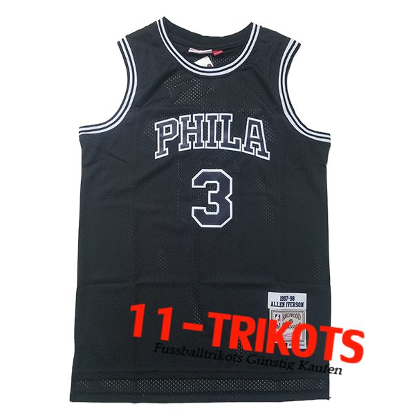 Philadelphia 76ers Trikot (IVERSON #3) 2025/26 Schwarz