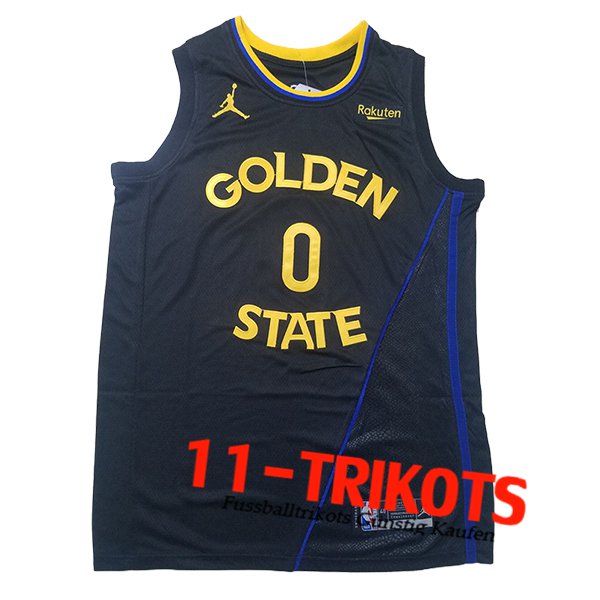Golden State Warriors Trikot (PAYTON II #0) 2025/26 Schwarz/Gelb