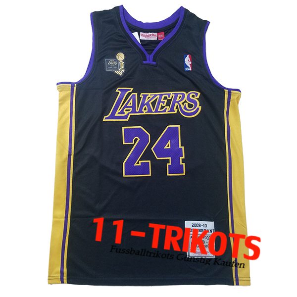 Los Angeles Lakers Trikot (BRYANT #24) 2025/26 Schwarz/Gelb/lila