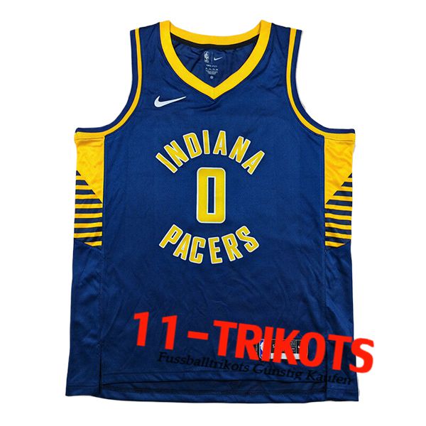 Indiana Pacers Trikot (HALIBURTON #0) 2025/26 Blau/Gelb