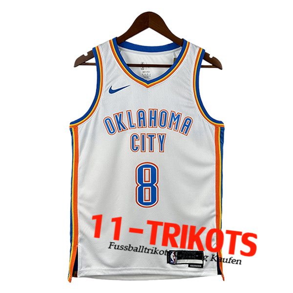 Oklahoma City Thunder Trikot (WILLIAMS #8) 2025/26 Weiß