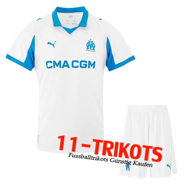 Marseille OM Heimtrikot + Shorts 2025/2026