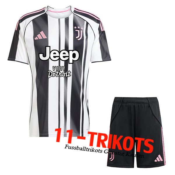 Juventus Heimtrikot + Shorts 2025/2026