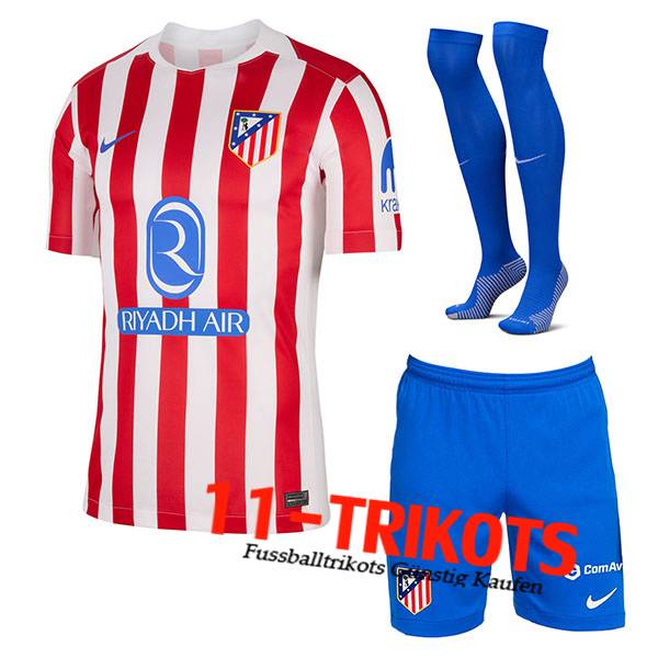 Atletico Madrid Heimtrikot (Shorts + Socken) 2025/2026