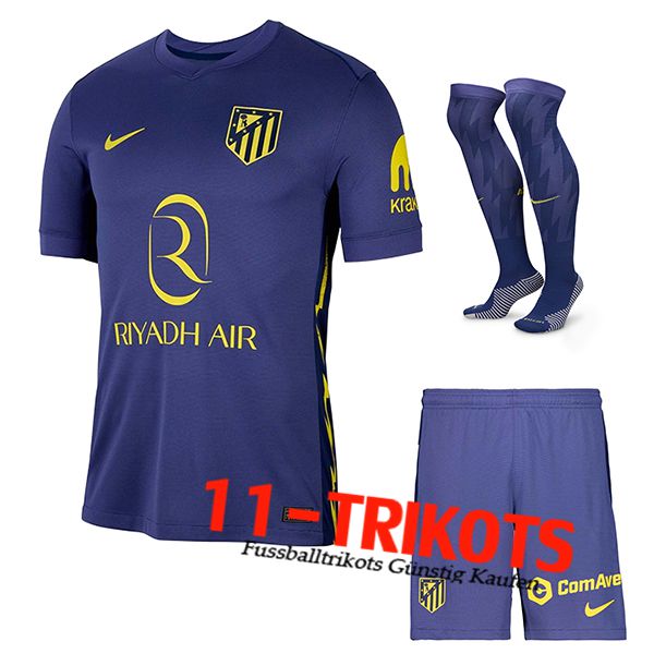 Atletico Madrid Auswärtstrikot (Shorts + Socken) 2025/2026