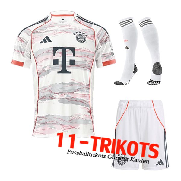 Bayern Munchen Auswärtstrikot (Shorts + Socken) 2025/2026