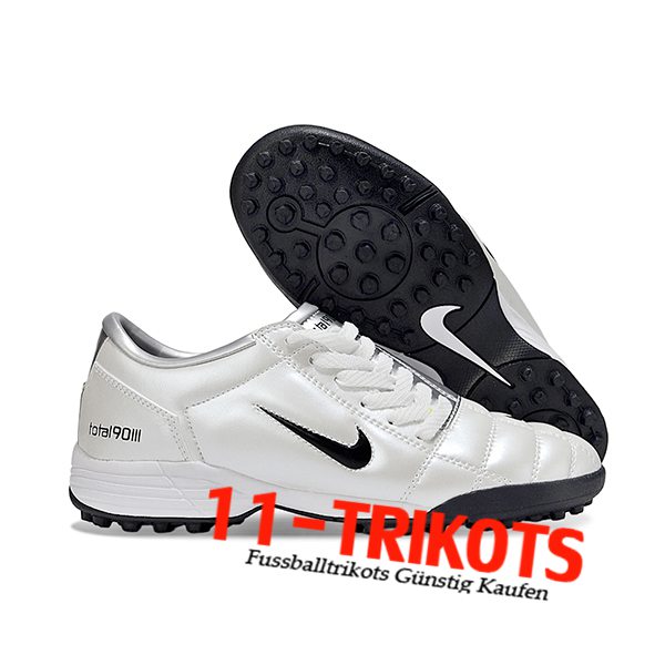 Nike Fussballschuhe T90 TF Grau/Schwarz -02