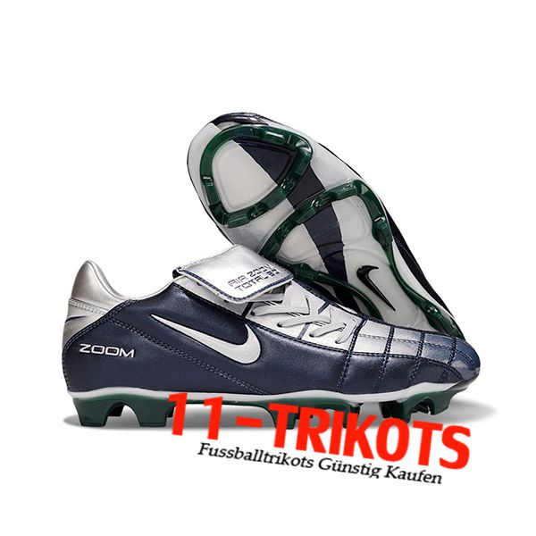 Nike Fussballschuhe T90 FG Blau/Grau
