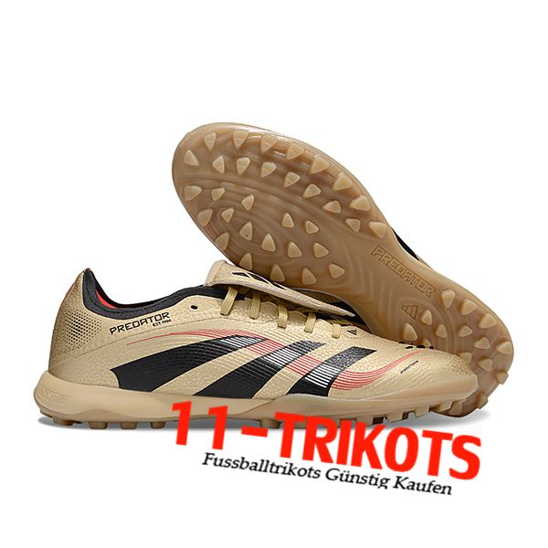 Adidas Fussballschuhe PREDATOR LEAGUE FT TURF Braun/Schwarz/Rot