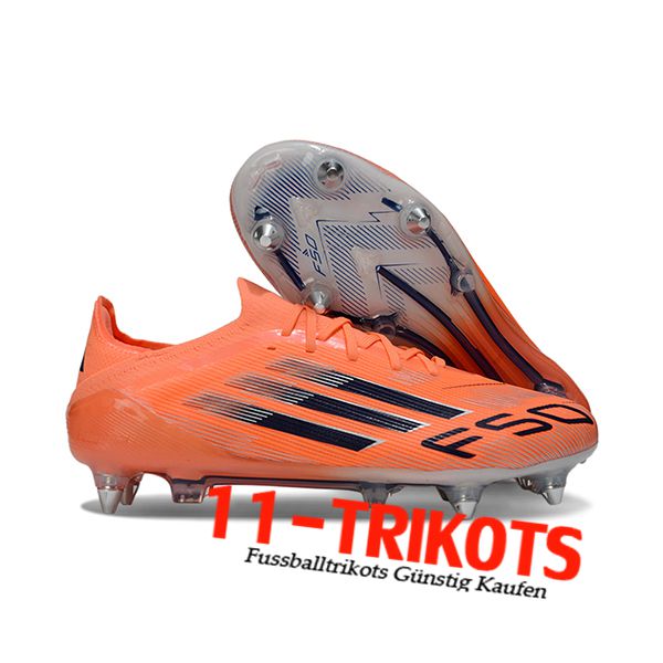Adidas Fussballschuhe F50 Elite SG Orange/Schwarz