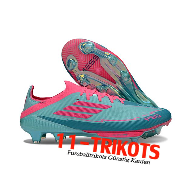 Adidas Fussballschuhe F50+.1 FG Grün/Rosa