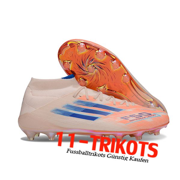 Adidas Fussballschuhe F50 ELITE MID FG W Orange/Blau