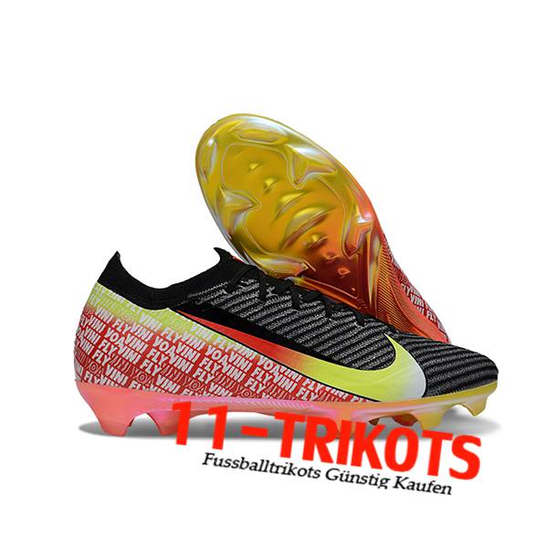 Nike Fussballschuhe Mercurial Vapor 16 Elite "Vini Jr."3 Schwarz/Orange/Gelb