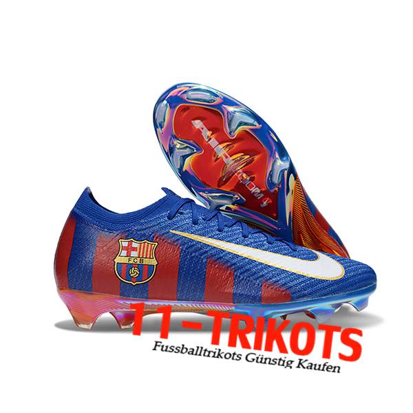Nike Fussballschuhe AIR Zoom Mercurial Vapor 16 Elite XXV FG Blau/Rot/Weiß
