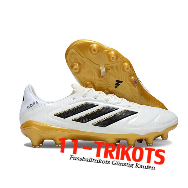 Copa Fussballschuhe PURE III ELITE FG Weiß/Schwarz/Gelb