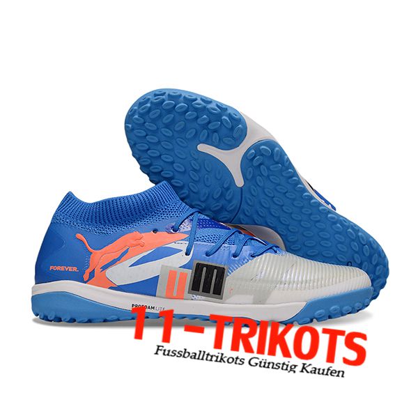 PUMA Fussballschuhe FUTURE 8 ULTIMATE TF Blau/Grau/Orange