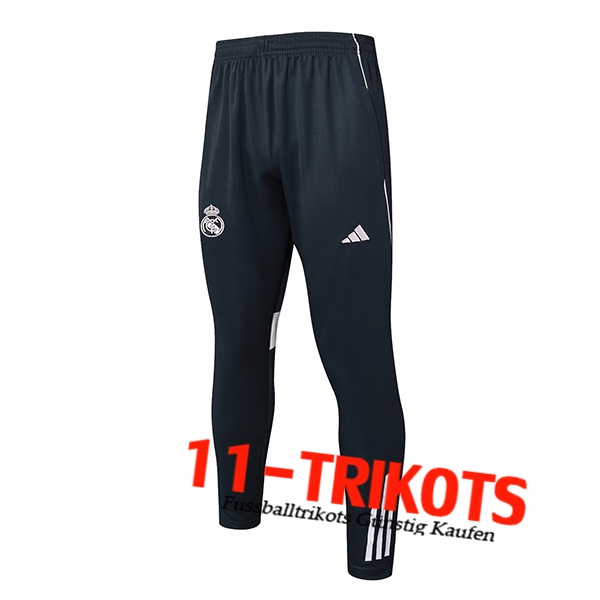 Real Madrid Trainingshose Dunkelgrau 2025/2026 -02