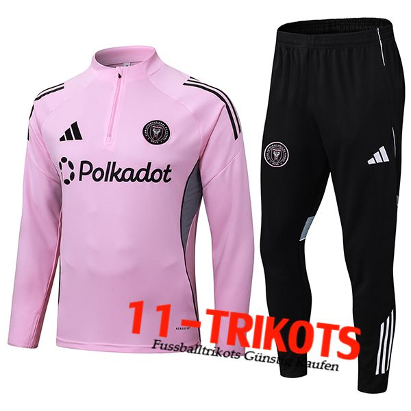 Inter Miami CF Trainingsanzug Rosa/Schwarz 2025/2026