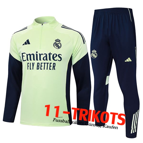 Real Madrid Trainingsanzug Grün/Blau 2025/2026