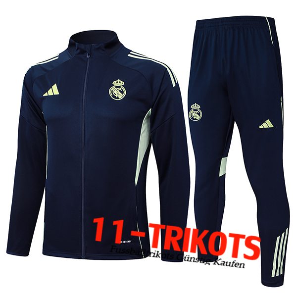Real Madrid Trainingsanzug Veste Blau/Grün 2025/2026