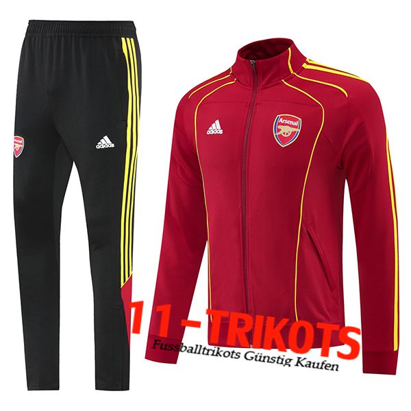 Arsenal Trainingsanzug Veste Rot/Gelb 2025/2026
