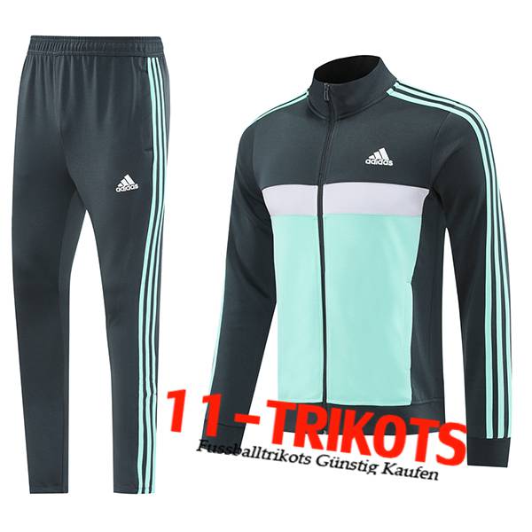 Adidas Trainingsanzug Veste Grün/Grau/Weiß 2025/2026